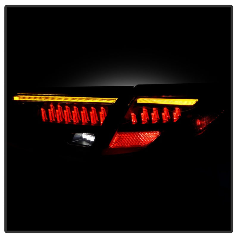 Spyder Apex 22-24 Honda Civic 5-Door LED Tail Lights - Black (ALT-YD-HC225DAP-SEQGR-BK) Tail Lights SPYDER