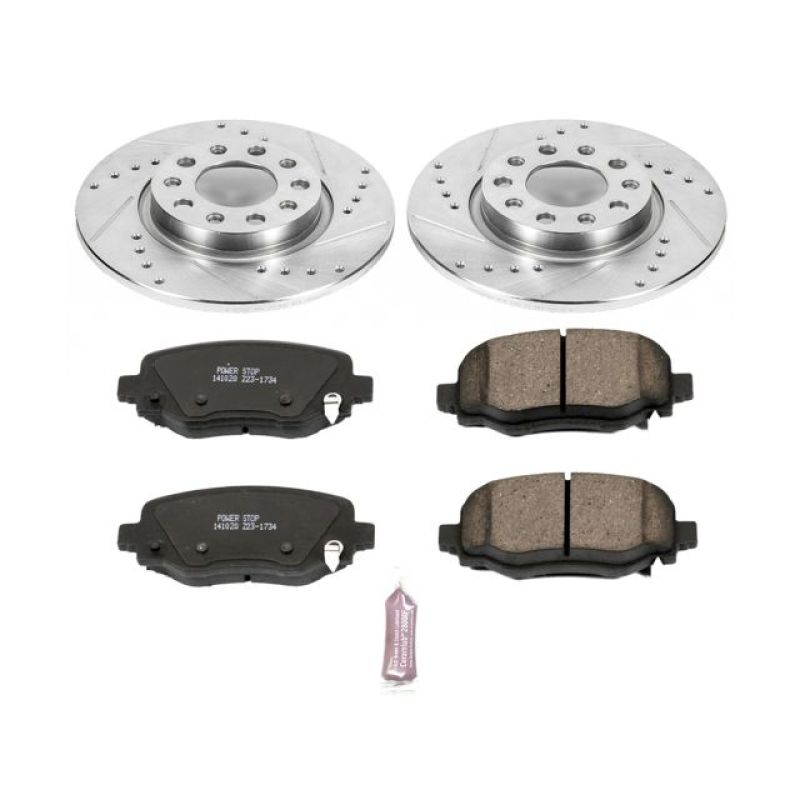 Power Stop 15-17 Chrysler 200 Rear Z23 Evolution Sport Brake Kit Brake Kits - Performance D&S PowerStop