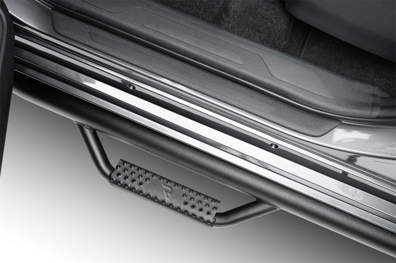 N-Fab Nerf Step 07-17 Toyota Tundra CrewMax 5.6ft Bed - Tex. Black - Bed Access - 3in Side Steps N-Fab