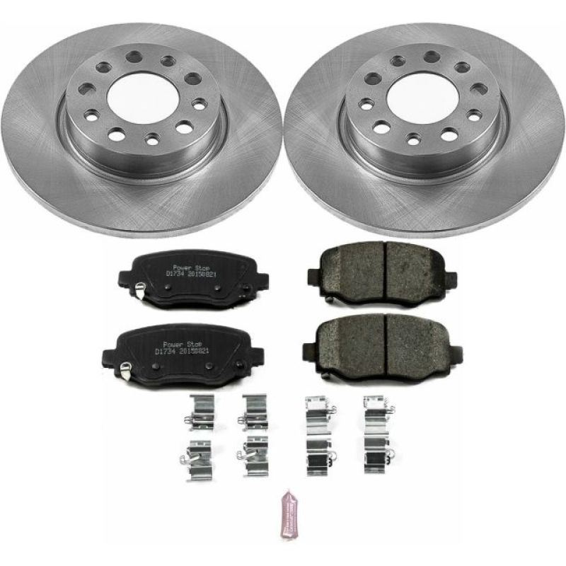Power Stop 16-18 Fiat 500X Rear Autospecialty Brake Kit Brake Kits - OE PowerStop