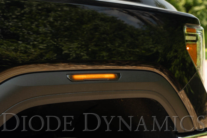 Diode Dynamics 20-21 Sierra 2500/3500 HD LED Sequential Sidemarkers - Amber Set Light Accessories and Wiring Diode Dynamics