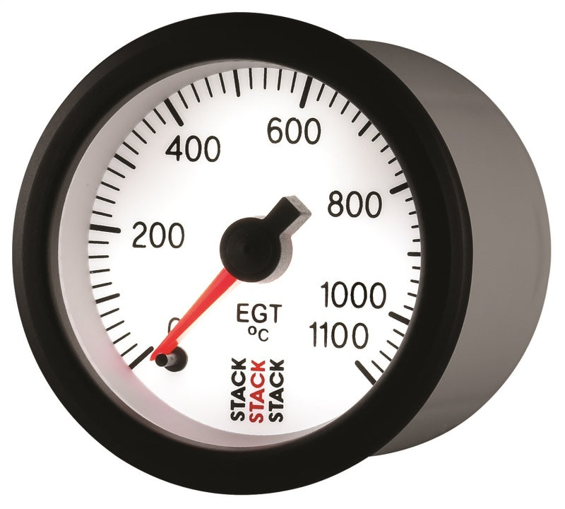 Autometer Stack 52mm 0-1100 Deg C Pro Stepper Motor Exhaust Gas Temp Gauge - White Gauges AutoMeter