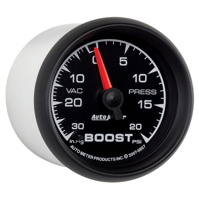 Autometer ES 52.4mm 30 In. HG/20 PSI Vacuum/Boost Gauge Gauges AutoMeter
