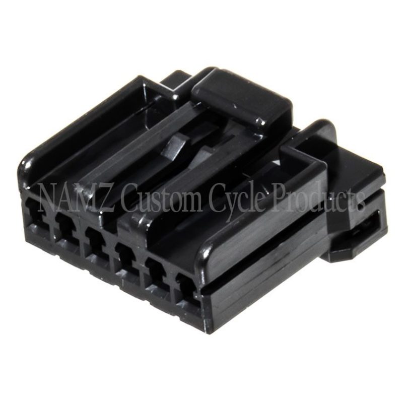 NAMZ AMP Multilock 6-Position Female Wire Plug Housing (HD 73156-96BK) Wiring Connectors NAMZ