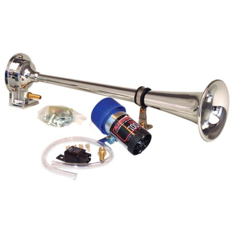 Kleinn Chrome Direct Drive Single Horn/ 13.5In - Chrome-Plated Spun Copper Horns Kleinn Air Horns
