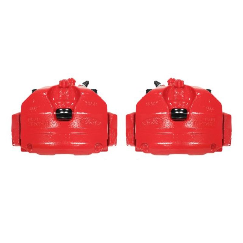 Power Stop 13-17 Ford Escape Front Red Calipers w/Brackets - Pair Brake Calipers - Perf PowerStop