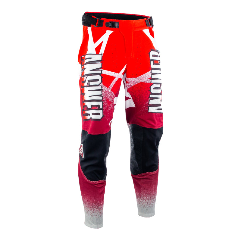 Answer 26 LE Elite Chaos Artifacts Pants 50 Years Dark Red/Red/White Size - 36 Pants Answer