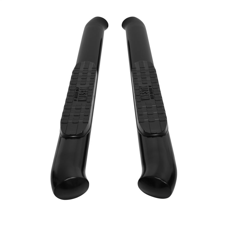 Westin 19-20 Chevrolet Silverado / GMC Sierra 1500 Reg Cab PRO TRAXX 4 Oval Nerf Step Bars - Black Nerf Bars Westin
