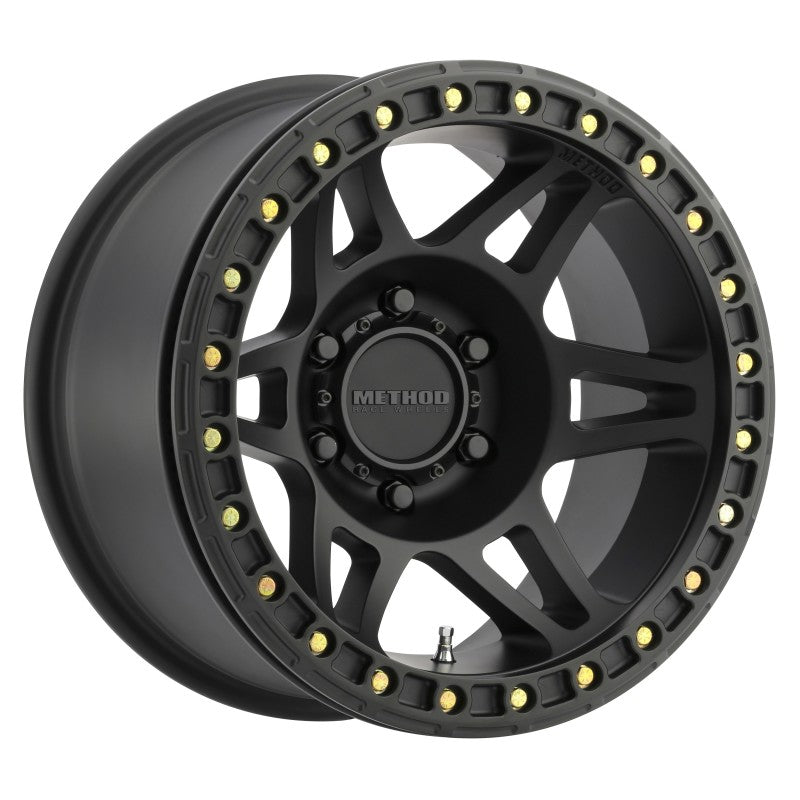 Method MR106 Beadlock 17x9 -44mm Offset 6x5.5 108mm CB Matte Black w/BH-H24125 Wheel Wheels - Cast Method Wheels