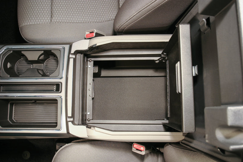 Tuffy Console Safe W/ Key Lock For Ford Fseries Flow Thru Console Cargo Boxes & Bags Tuffy Products