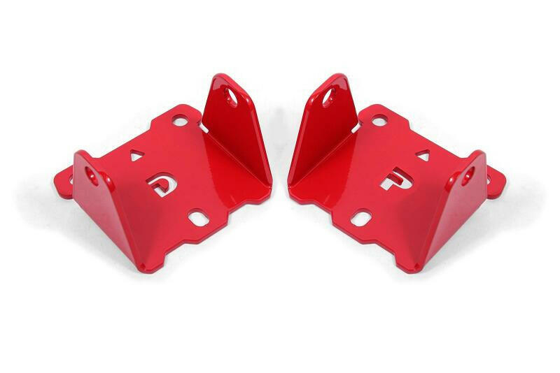 BMR 82-92 F-Body Motor Mount Kit Engine Side Solid - Red Engine Mounts BMR Suspension