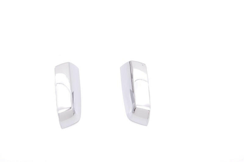AVS 14-18 Chevy Silverado 1500 (w/o Light Holes) Mirror Covers 2pc - Chrome Exterior Trim AVS