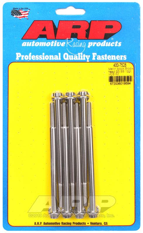 ARP Merlin block, Brodix head BB 12pt valve cover bolt kit Hardware Kits - Other ARP