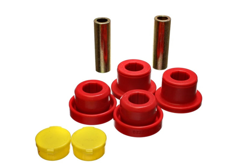 Energy Suspension 99-04 Ford F-350 2WD Red Radius/Strut Arm Bushing Set Bushing Kits Energy Suspension