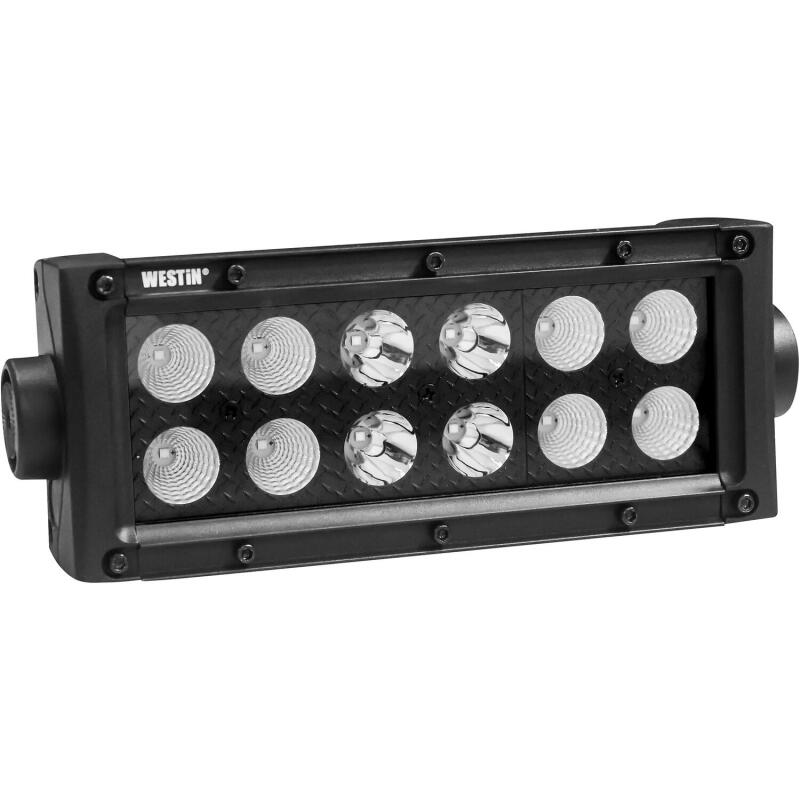 Westin B-FORCE LED Light Bar Double Row 6 inch Combo w/3W Cree - Black Light Bars & Cubes Westin
