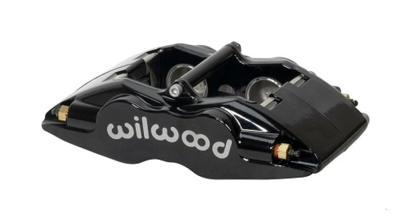 Wilwood Caliper-Forged Superlite 1.38in Pistons 1.25in Disc Black Brake Calipers - Perf Wilwood