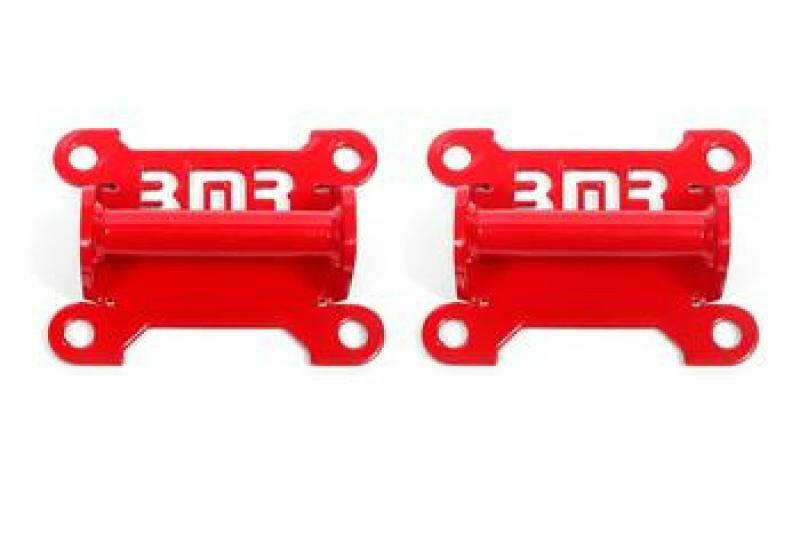 BMR 98-02 Chevrolet Camaro Motor Mount Kit (Solid Steel) - Red Engine Mounts BMR Suspension