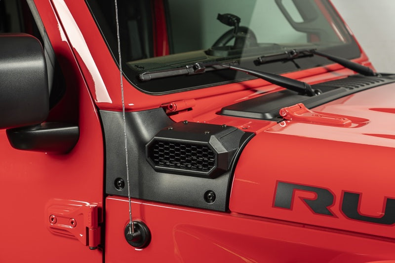 Rugged Ridge AmFib Low Mount Snorkel 18-20 Jeep Wrangler JL 2020 JT Air Intake Components Rugged Ridge