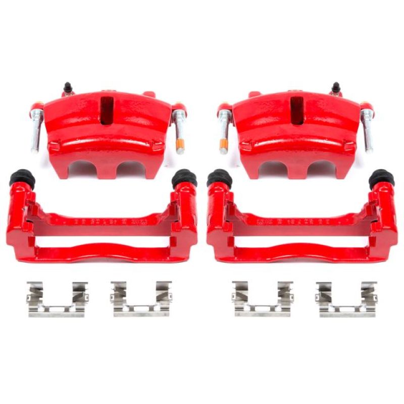 Power Stop 06-07 Buick Rainier Front Red Calipers w/Brackets - Pair Brake Calipers - Perf PowerStop