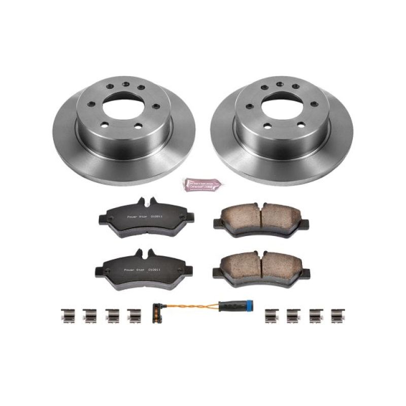 Power Stop 07-09 Dodge Sprinter 3500 Rear Autospecialty Brake Kit Brake Kits - OE PowerStop