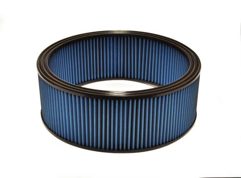 Injen NanoWeb Dry Air Filter 14in Round x 5in Tall - 1in Pleats Air Filters - Drop In Injen