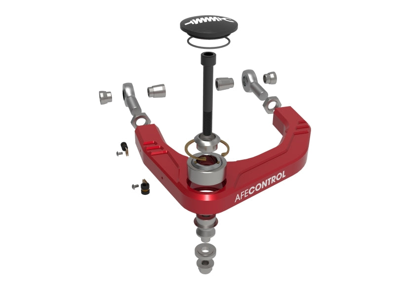 aFe Control 05-23 Toyota Tacoma Upper Control Arms - Red Anodized Billet Aluminum Uncategorized aFe
