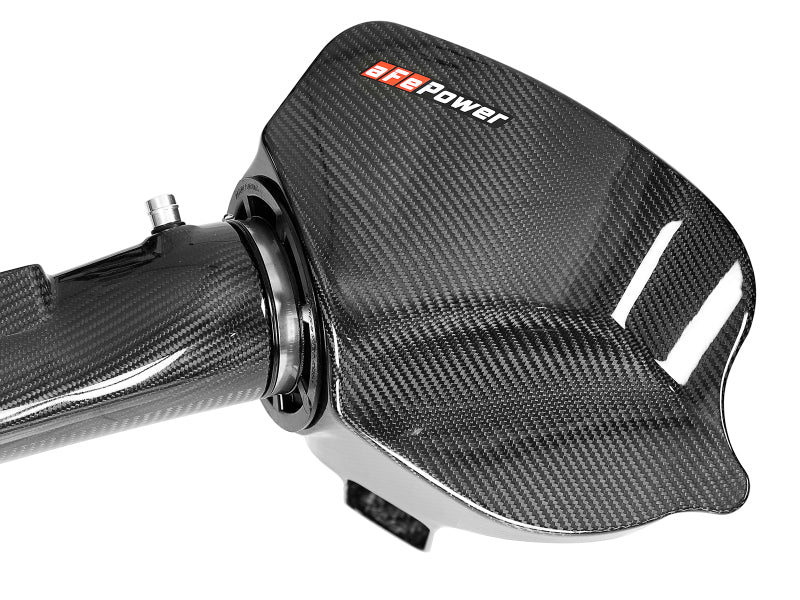 aFe Black Series Carbon Fiber CAIS w/Pro 5R Filter 16-18 BMW M2 (F87) L6-3.0L Cold Air Intakes aFe