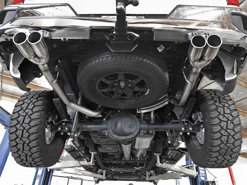 aFe Vulcan Series 3-2.5in 304SS Exh Cat-Back w/ Pol Tips 2019 GM Silverado/Sierra 1500 L4-2.7L (t) Catback aFe