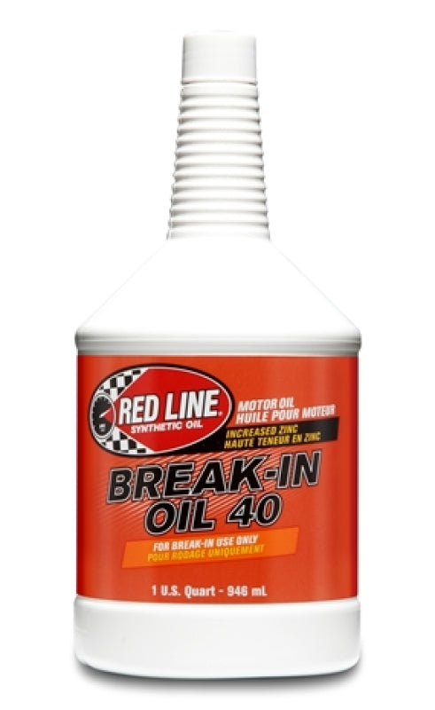 Red Line Break-In Oil 40 - Quart Motor Oils Red Line