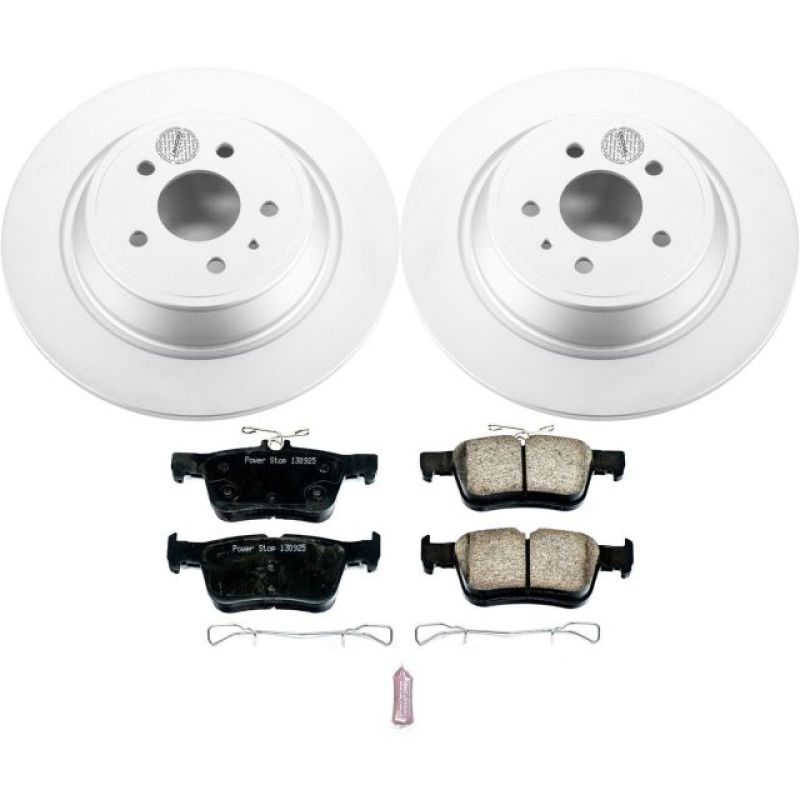 Power Stop 13-19 Ford Fusion Rear Z17 Evolution Geomet Coated Brake Kit Brake Kits - Performance Blank PowerStop