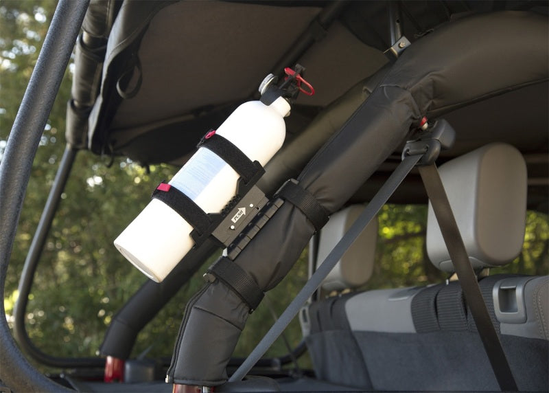 Rugged Ridge 76-20 Jeep Wrangler Elite Fire Extinguisher Holder Roll Cage Components Rugged Ridge