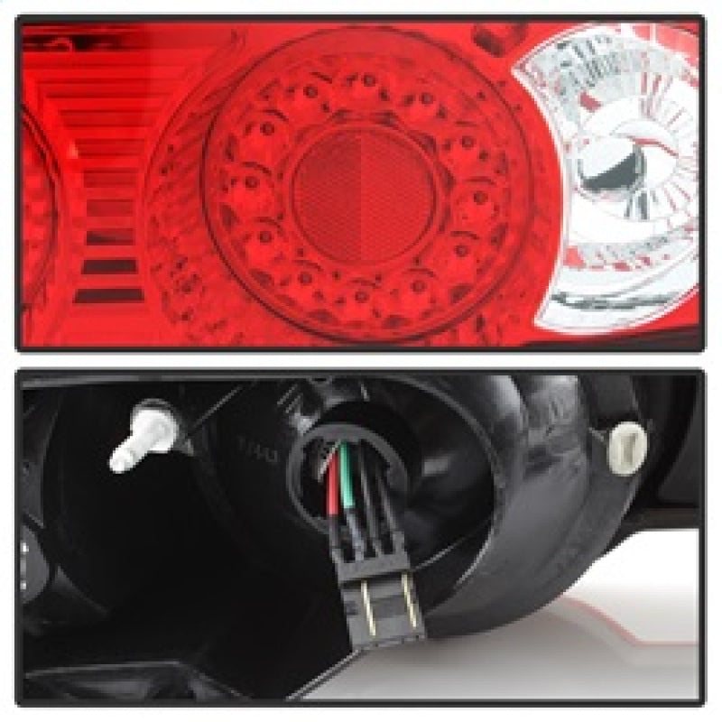 Spyder Acura RSX 02-04 LED Tail Lights Red Clear ALT-YD-ARSX02-LED-RC Tail Lights SPYDER