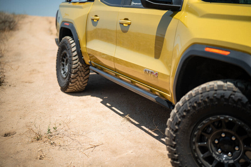 DV8 23-25 Chevy Colorado & GMC Canyon Rock Sliders - Micro Texture Black Body Armor & Rock Rails DV8 Offroad