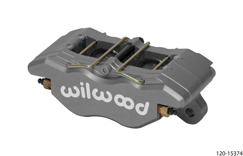 Wilwood Caliper - Off-Road Dynapro Narrow 5.25in Mount - 1.75/1.75in Pistons .38in Disc - Gray Brake Calipers - Perf Wilwood