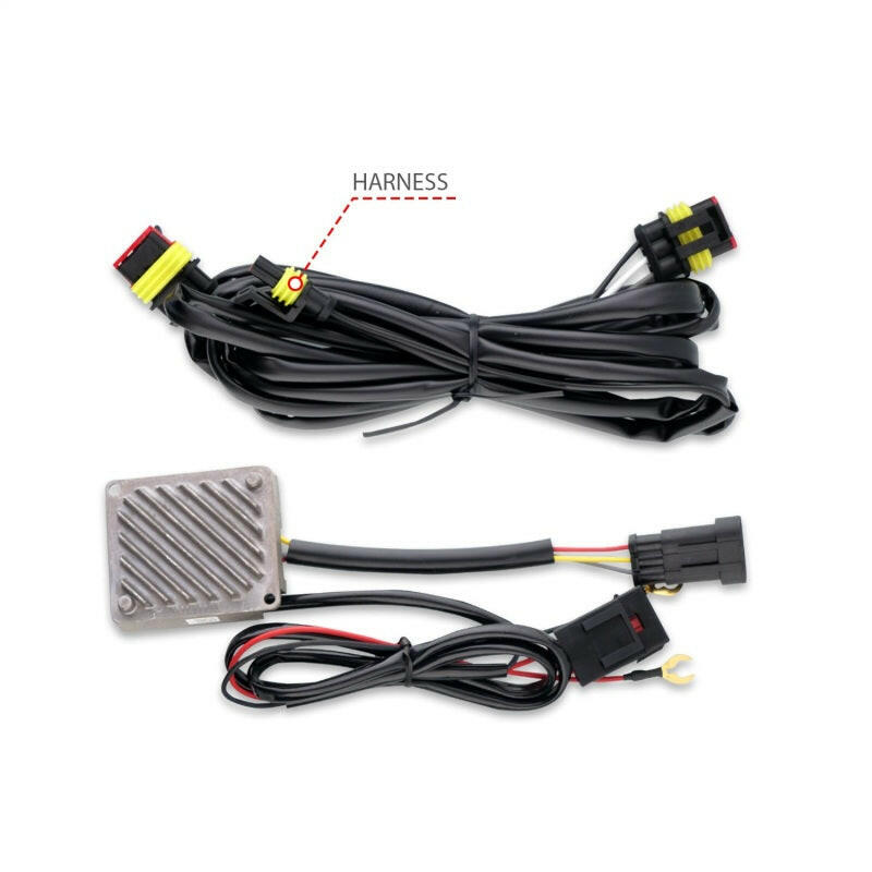 ANZO 19-22 Chevrolet Silverado 1500 LED Proj HL w/Lgt Bar SwBk Seq. Blk w/In. Light - Driver Side ON Headlights ANZO