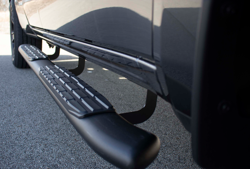 Fishbone Offroad 2019+ Dodge Ram 1500 Crew Cab Oval Side Steps - Black Textured Side Steps Fishbone Offroad