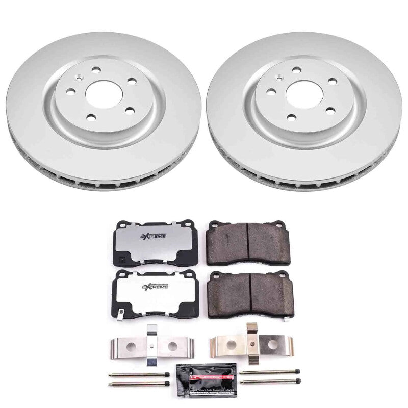 Power Stop 12-13 Buick Regal Front Z26 Coated Brake Kit Brake Kits - Performance D&S PowerStop