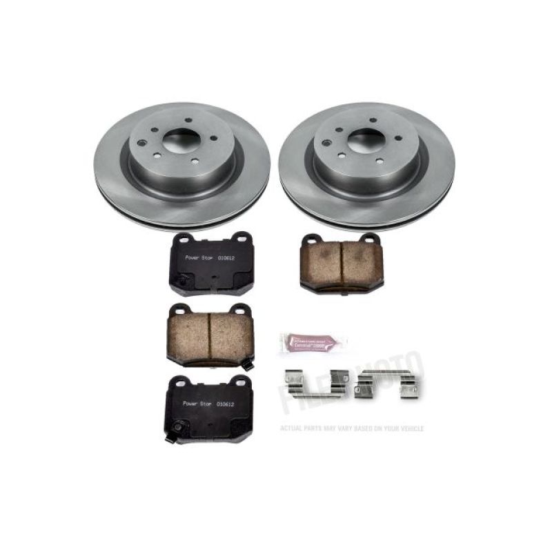 Power Stop 03-04 Infiniti G35 Rear Autospecialty Brake Kit Brake Kits - OE PowerStop