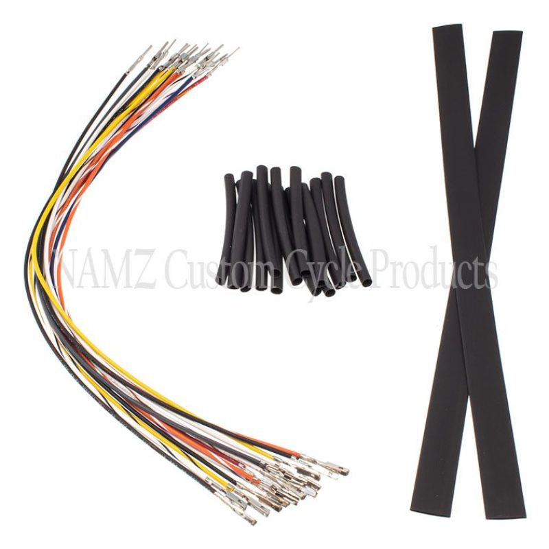NAMZ 07-13 V-Twin NON-Baggers Handlebar Control Complete Xtension Harness 8in. Wiring Harnesses NAMZ