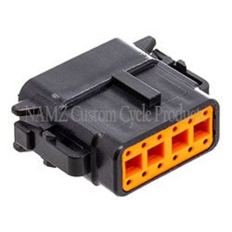 NAMZ Deutsch DTM 12-Position Plug w/12 Stamped Terminals & Wedgelock - Black (HD 74119-98BK) Wiring Connectors NAMZ