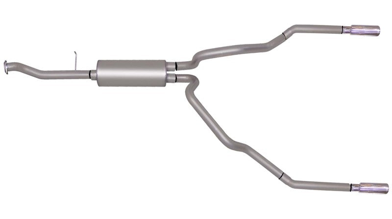 Gibson 99-05 Chevrolet Silverado 1500 Base 4.3L 2.5in Cat-Back Dual Split Exhaust - Aluminized Catback Gibson
