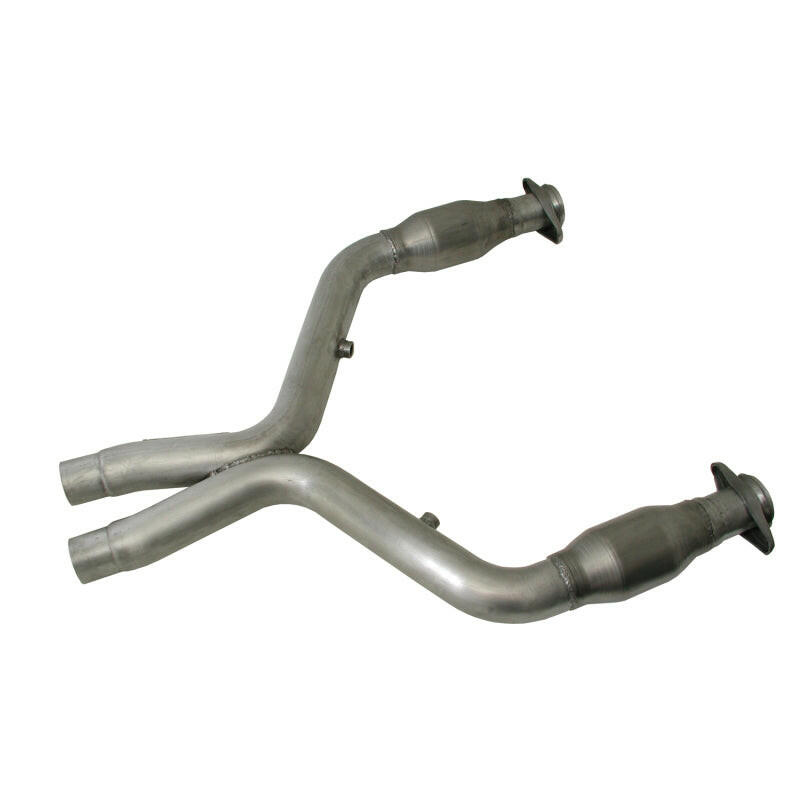 BBK 11-14 Mustang 5.0 Short Mid X Pipe With Catalytic Converters 3.0 For BBK Long Tube Headers X Pipes BBK