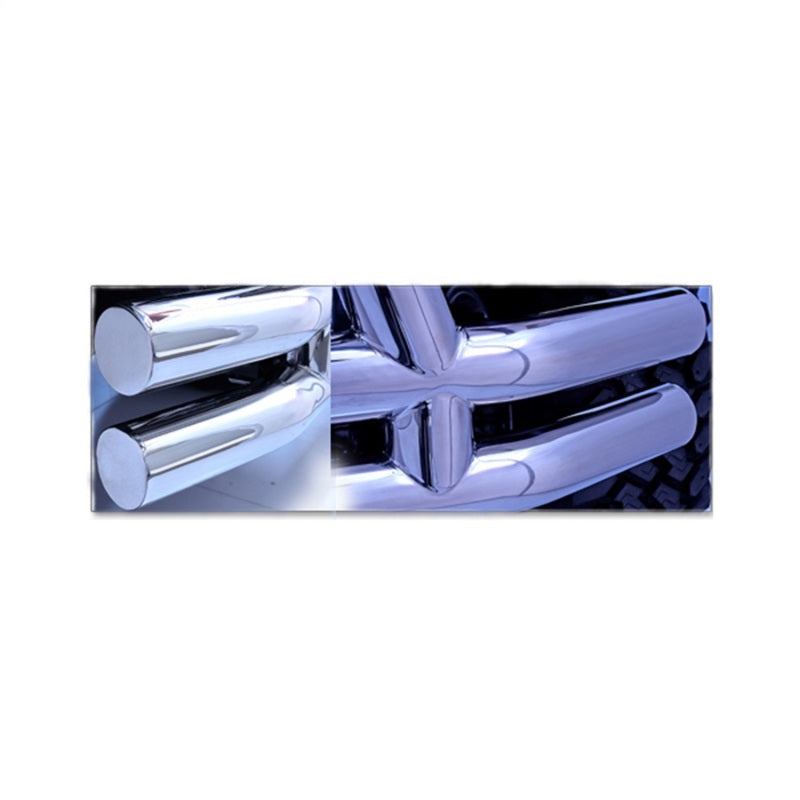 Rugged Ridge 3-In Double Tube Front Bumper SS 76-06 Models Bumper Accessories Rugged Ridge