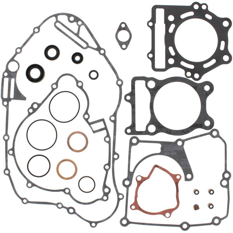 Vertex Gaskets 93-99 Kawasaki KLF400 Bayou Complete Gasket Kit w/ Oil Seals Engine Hardware Vertex Pistons