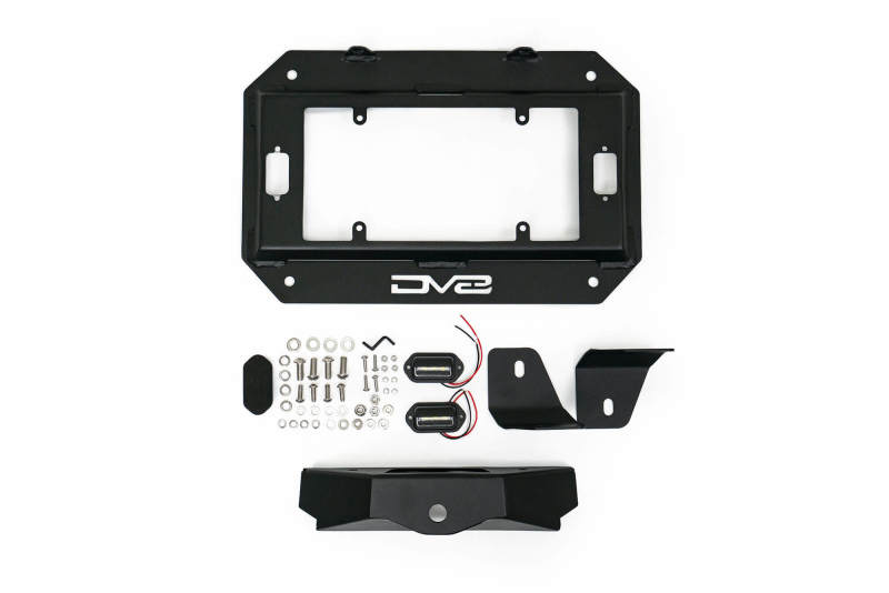 DV8 Offroad 18-22 Jeep Wrangler JL Spare Tire Delete Kit w/Light Mounts Brackets DV8 Offroad