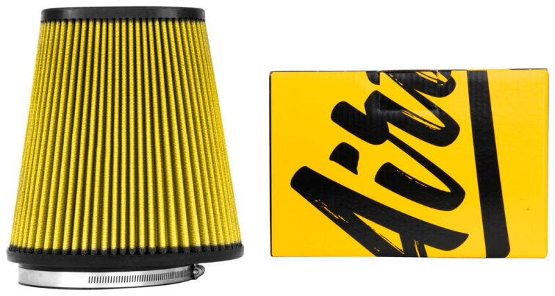Airaid Universal Air Filter -Cone 6in FLG x 9-1/2x7-1/2in B x 6-3/8x3-3/4inTx 9-1/2in H - Synthaflow Air Filters - Universal Fit Airaid