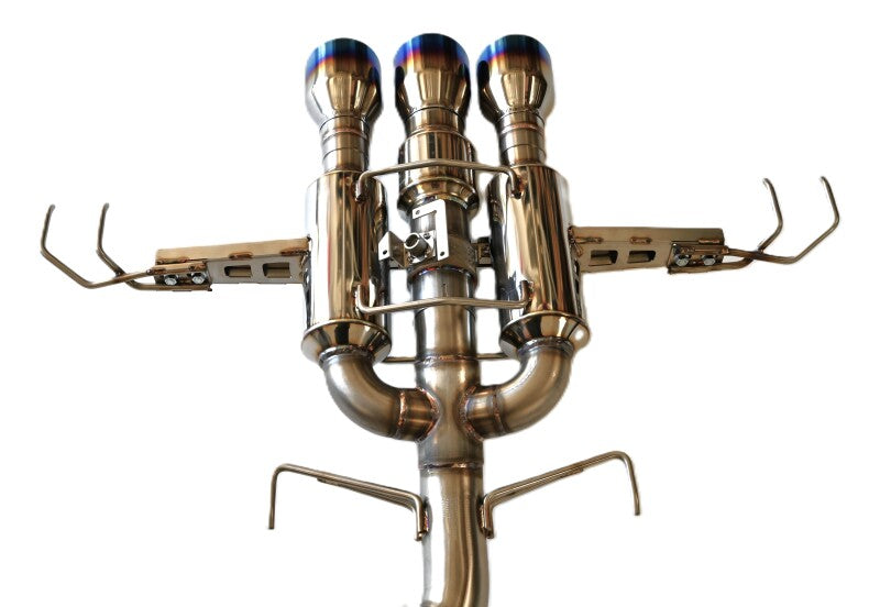 Invidia 22+ HONDA CIVIC TYPE-R FL5 R400 SINGLE LAYER TI TIP FULL CAT-BACK (NON POLISH PIPE) Catback Invidia