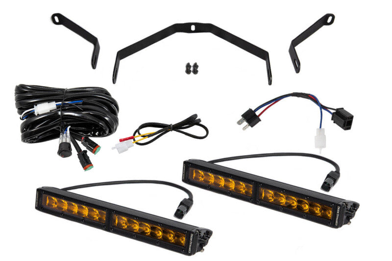 Diode Dynamics 14-21 Toyota Tundra SS12 Driving Light Kit - Amber Driving Light Bars & Cubes Diode Dynamics