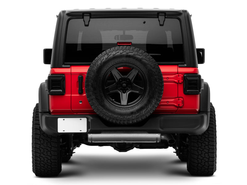 Raxiom 18-22 Jeep Wrangler JL LED Tail Lights- Black Housing (Smoked Lens) Tail Lights Raxiom