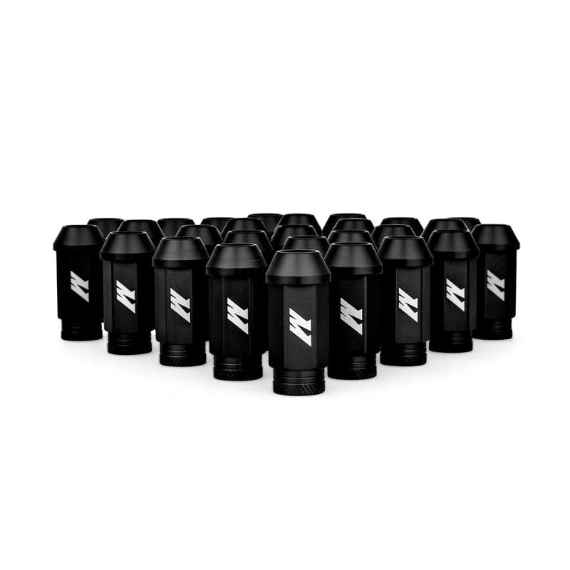 Mishimoto Aluminum Locking Lug Nuts M12x1.5 27pc Set Black Lug Nuts Mishimoto
